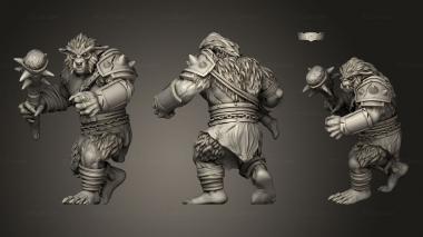 Military figurines Bugbear 3d model