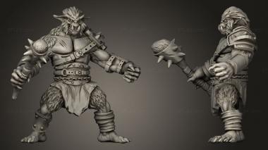 Military figurines Bugbear 3d model