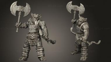 Military figurines Bugbear legs 3d model