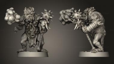 Military figurines Bugbear Mage 3d model