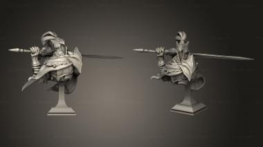 Military figurines Bullet Souls Fallen Knight 3d model