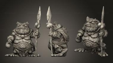Military figurines bullywug boss One 3d model