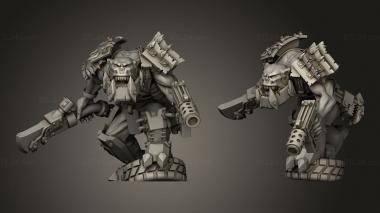 Military figurines Tire boy 3d model
