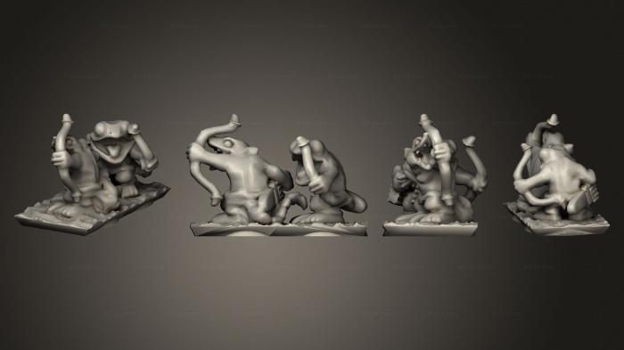 Military figurines (Army Bow Strip 1, STKW_2755) 3D models for cnc