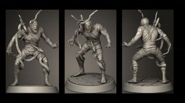 Military figurines Warrior Mummy 3d model