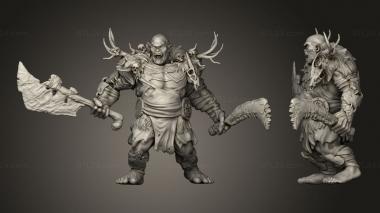 Military figurines Cyclops Dual Wielding 3d model