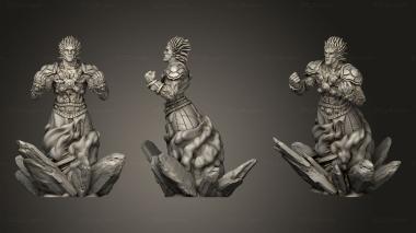 Military figurines Dao Male Earth Magic 3d model