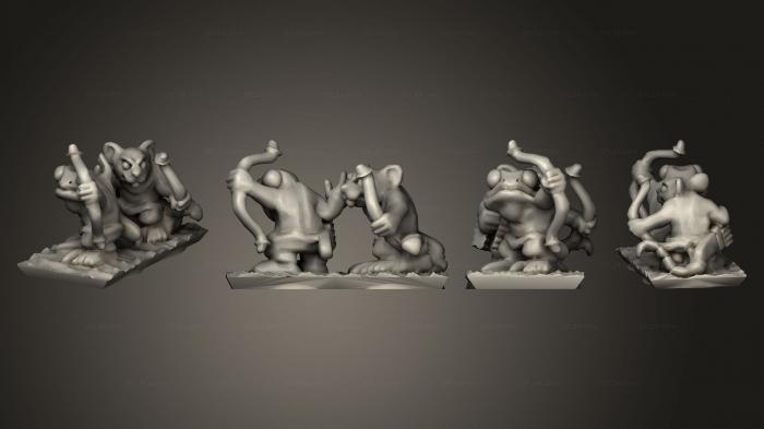 Military figurines (Army Bow Strip 2, STKW_2756) 3D models for cnc