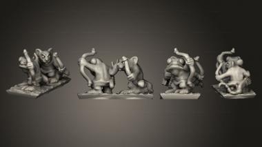 Military figurines Army Bow Strip 2 3d model