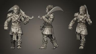 Military figurines Dao Male Saber 3d model