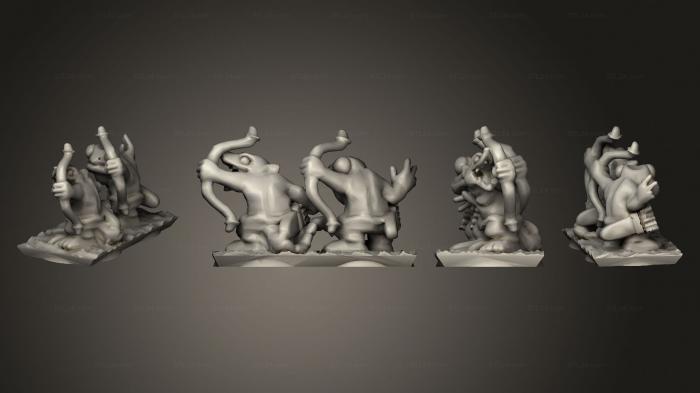 Military figurines (Army Bow Strip 3, STKW_2757) 3D models for cnc