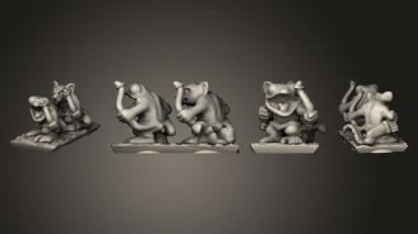 Military figurines Army Bow Strip 4 3d model