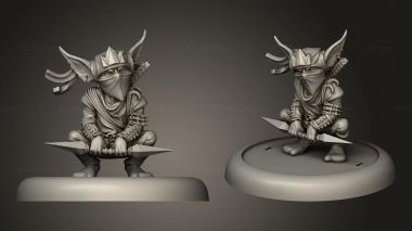Military figurines Bushido Kazekage Zoku Hiretsuna 3d model