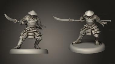 Military figurines Bushido Prefecture Ryu Hiryu 3d model