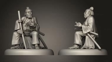 Military figurines Bushido Ronin Hire Tsuna 3d model