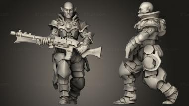 Military figurines Cabal Legion 3d model