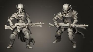 Military figurines Cabal Legion 3d model