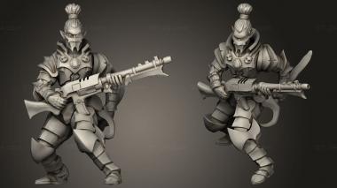 Military figurines Cabal Legion 3d model