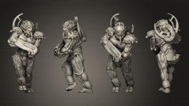 Military figurines Cabal the Twisted Mirror Screamer Squad 3d model