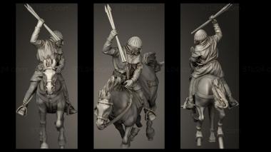 Military figurines Caballero Villanos Scabbard 3d model