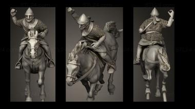 Military figurines Caballero Villanos Scabbard 3d model