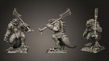 Military figurines CAIMANS 3d model