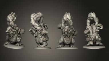 Military figurines Army Forest Troll 2 Smaller Scale 3d model