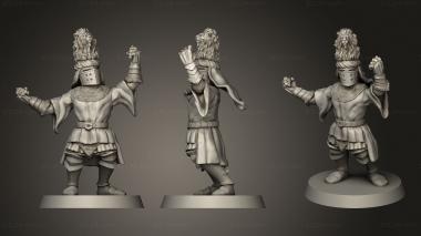 Military figurines caballero leon 3d model