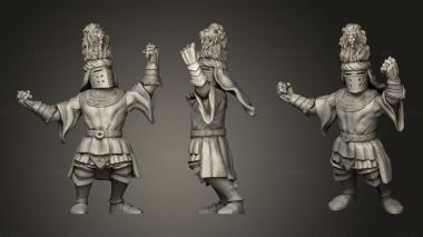 Military figurines caballero leon 3d model