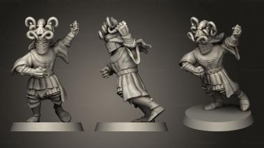 Military figurines caballero pulpo 3d model