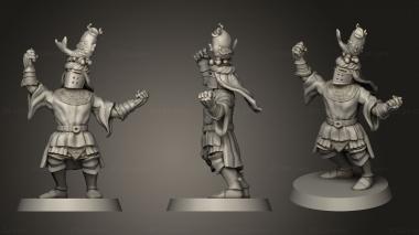 Military figurines caballero trucha 3d model