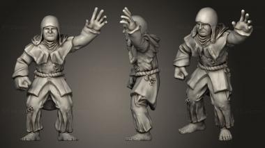 Military figurines campesino 3d model