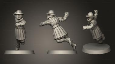 Military figurines Escudero 3d model