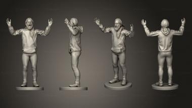 Military figurines Preacher boy 3d model
