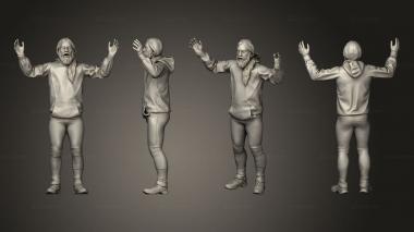 Military figurines Preacher boy Base 3d model