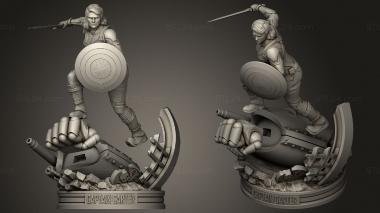 Military figurines Captain Carter One Sixth 3d model