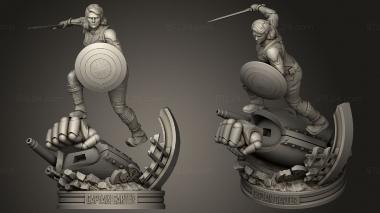 Military figurines Captain Carter One Tenth 3d model