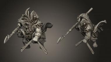 Military figurines Captive 3d model