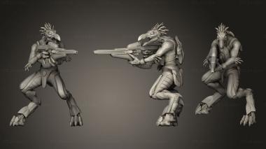 Military figurines Carbine Jackals Jackal 3d model