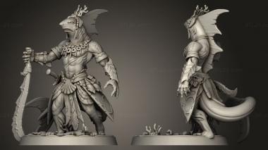 Military figurines Carcharodon Prince 3d model