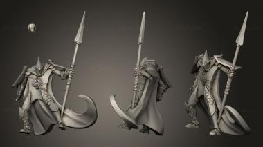 Military figurines Card Soldier Leader LYS 3d model