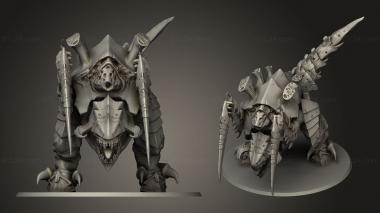 Military figurines Carnifex hiero 3d model