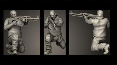 Military figurines Cartel Gang 3d model