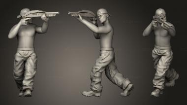Military figurines Cartel Gang 3d model