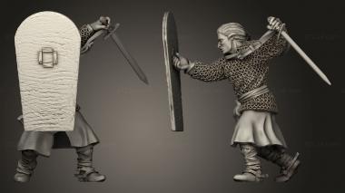 Military figurines Christian Sword 3d model