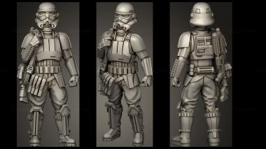 Military figurines Shore Trooper 3d model