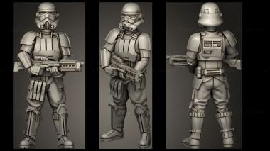 Military figurines Shore Trooper 3d model
