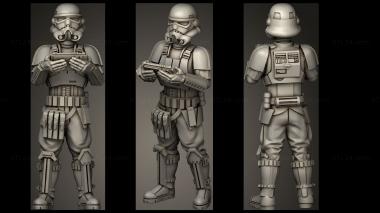 Military figurines Shore Trooper 3d model