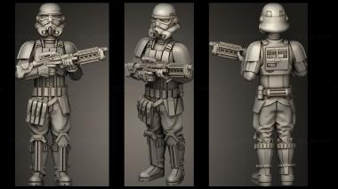 Military figurines Shore Trooper 3d model