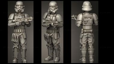 Military figurines Shore Trooper 3d model